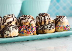Cinnamon Roll Ice Cream Sandwich